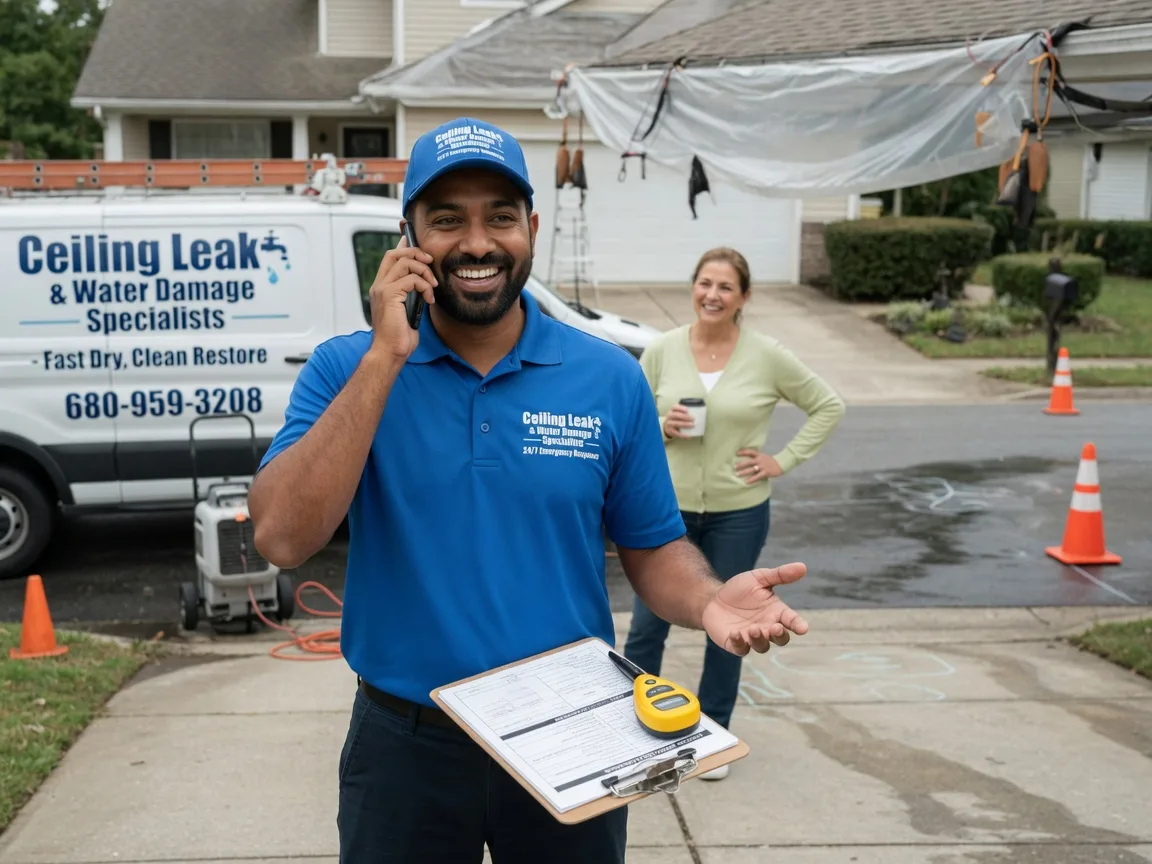 Ceiling Leak Cleanup Menlo, IA FAQs